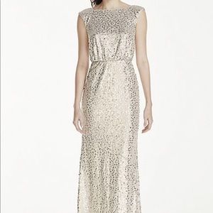 Never Worn - David’s Bridal Sequence Dress